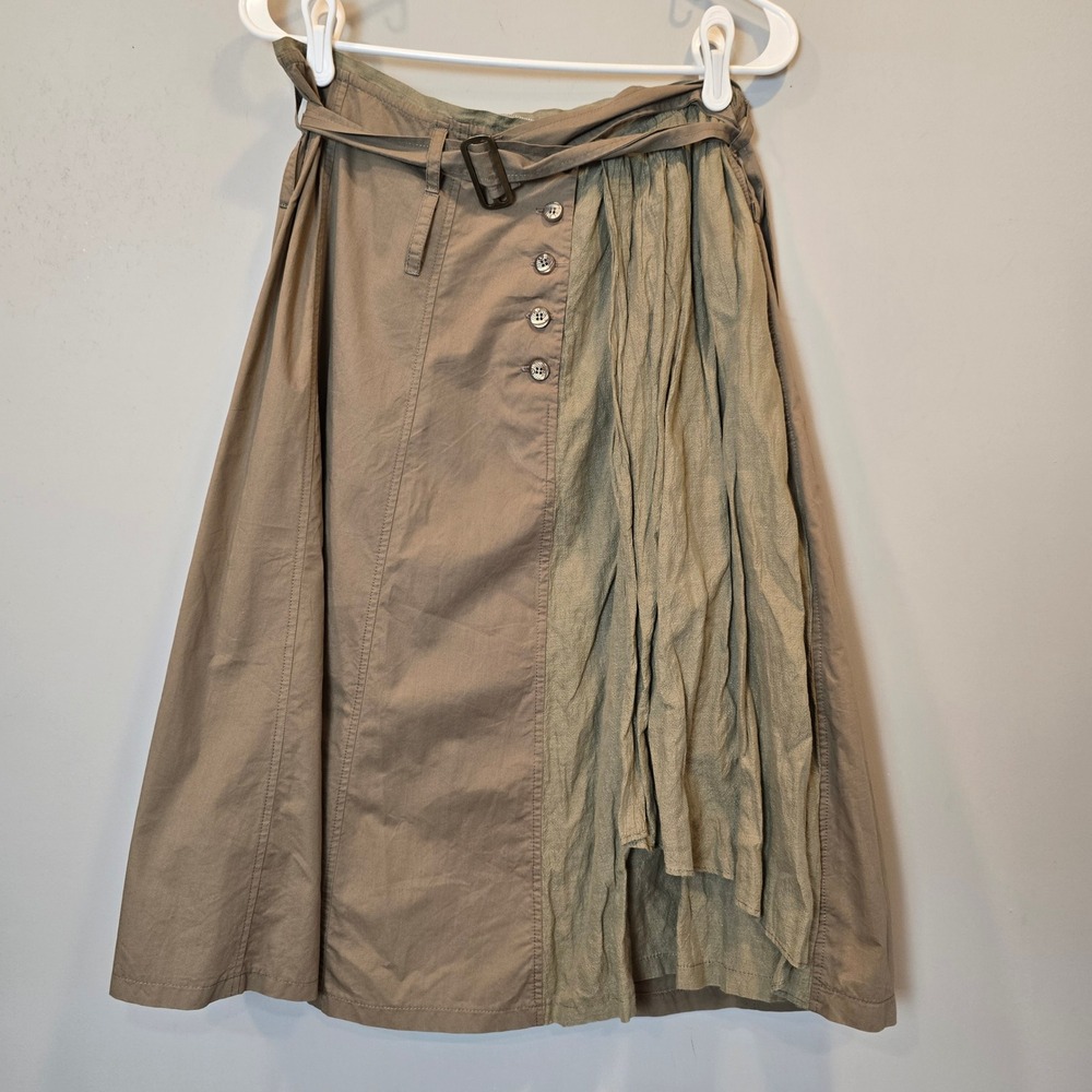 Rina Zin Skirt Unique Womens Small Green